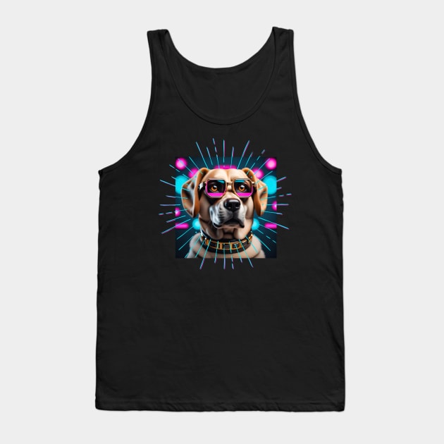 Futuristic dog Tank Top by Studio468